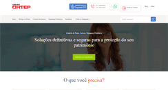 Desktop Screenshot of ortep.com.br