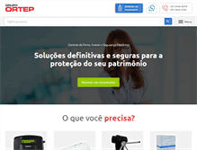Tablet Screenshot of ortep.com.br